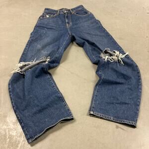 Baggy Y2K ripped Jeans 26x31